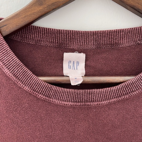 Gap medium wine color long sleeve shirt - Picture 3 of 3